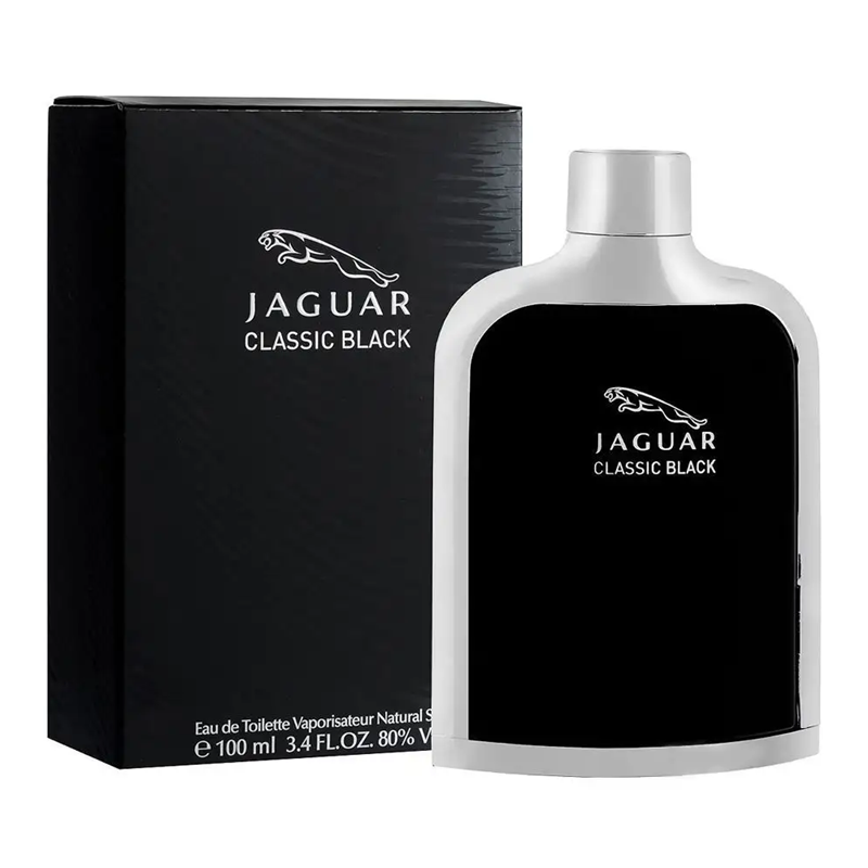 Jaguar Classic Black For Men perfume bottle bold long lasting fragrance for men